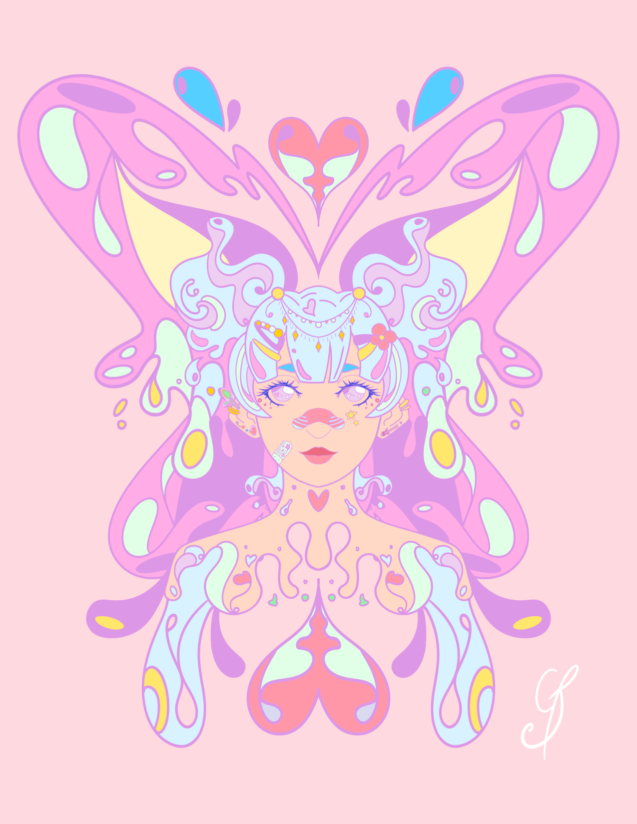 Pastel Small Art Print (5.5x7)