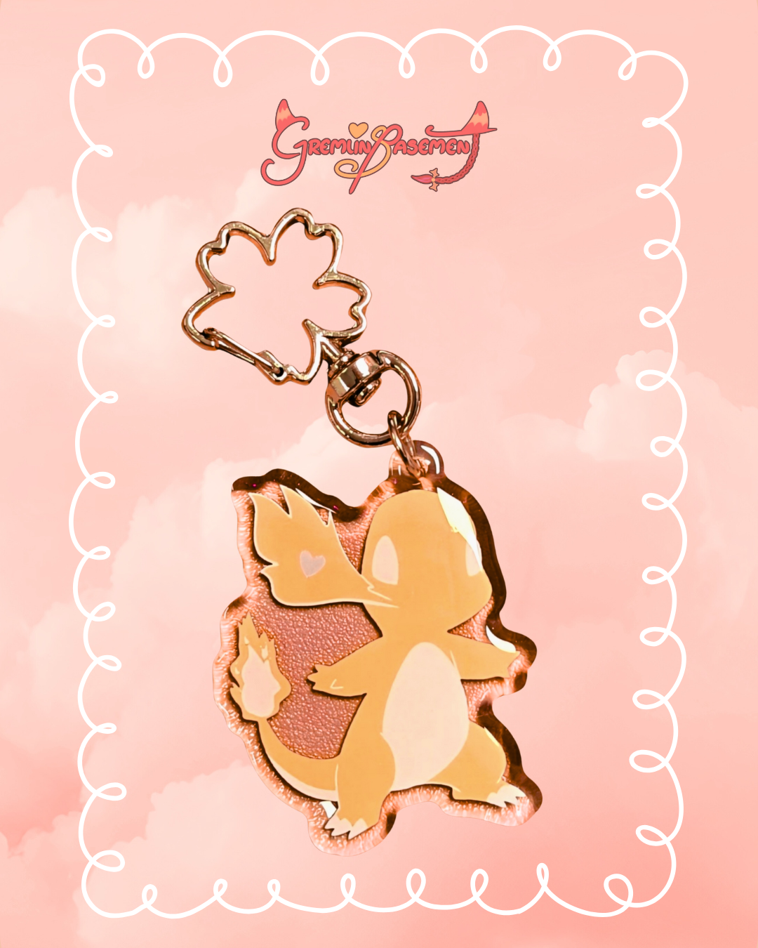 Charmander Acrylic Keychain