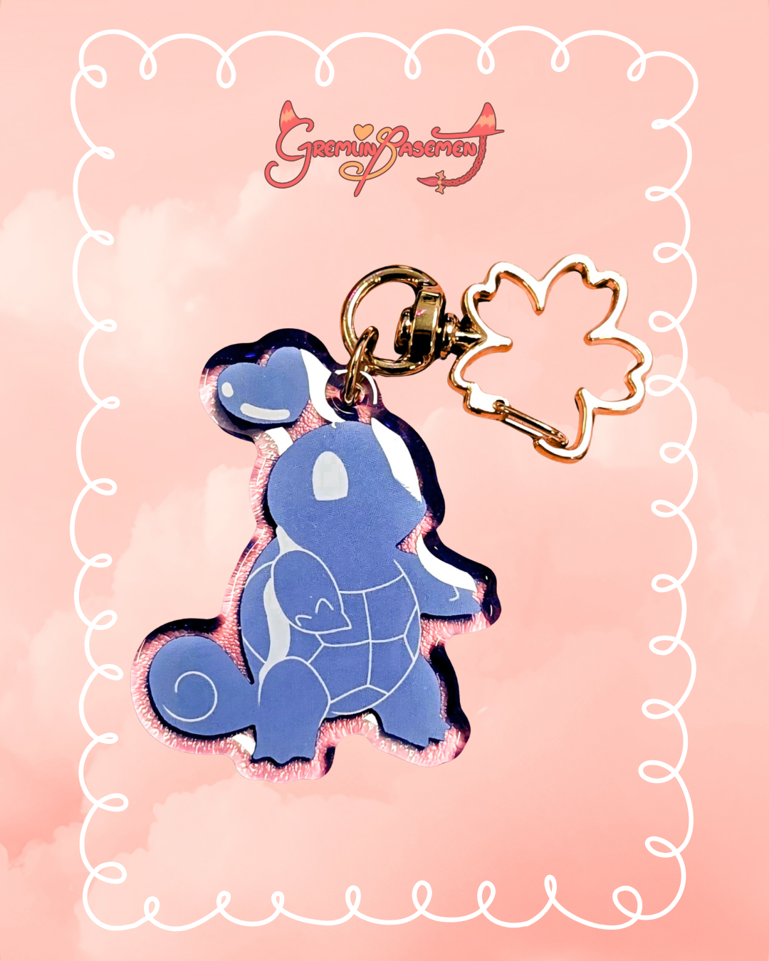Squirtle Acrylic Keychain