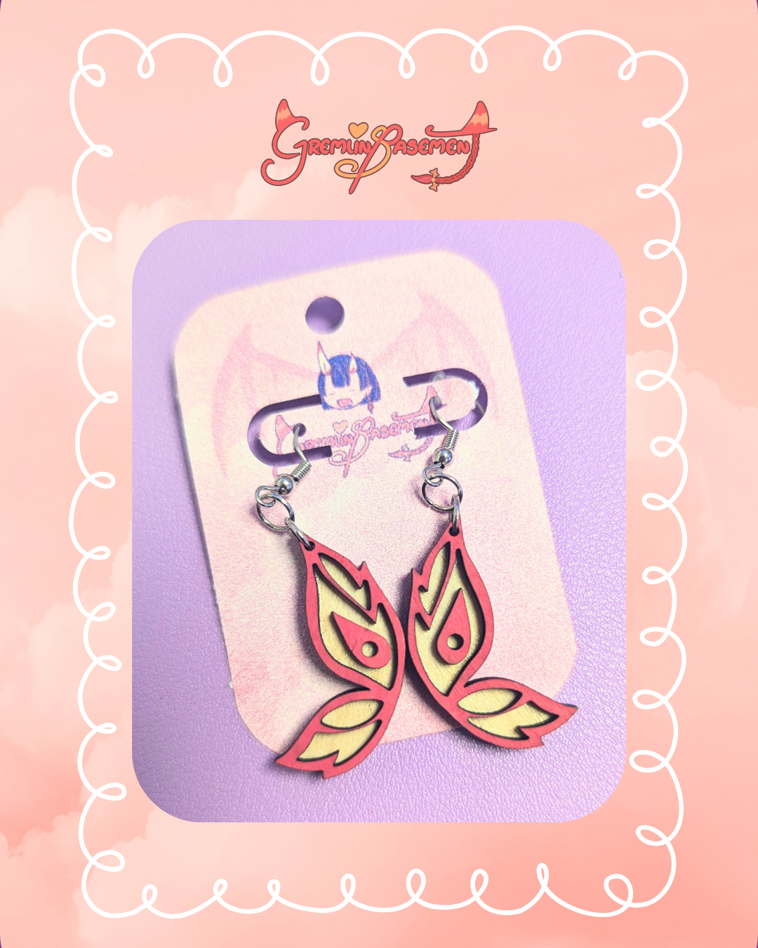 Butterfly Wooden Earrings