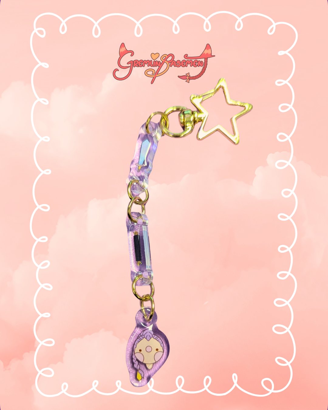 Rumi Connecting Acrylic Keychain