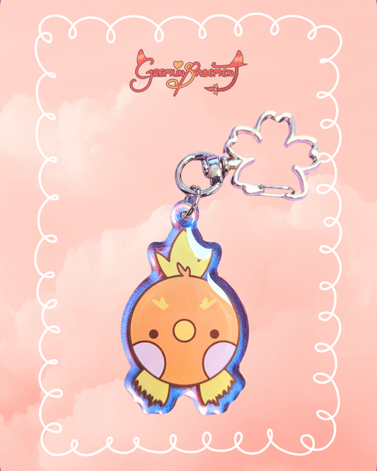 Torchic Acrylic Keychain