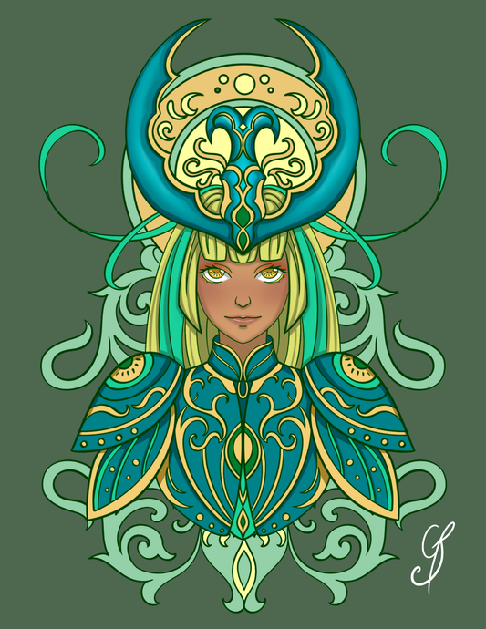 Beetle Small Art Print (5.5x7)