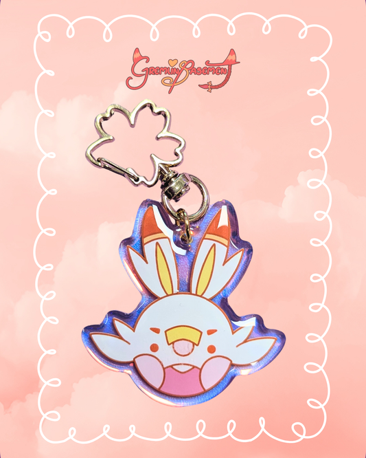 Scorbunny Acrylic Keychain