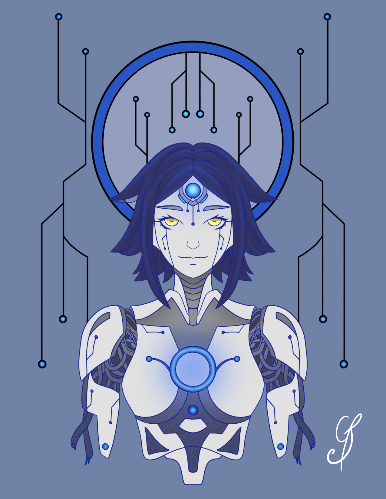 Android Small Art Print (5.5x7)