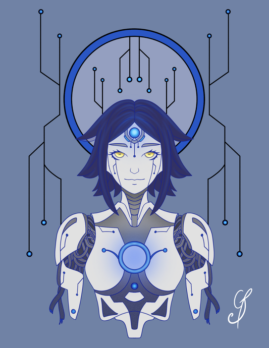 Android Small Art Print (5.5x7)