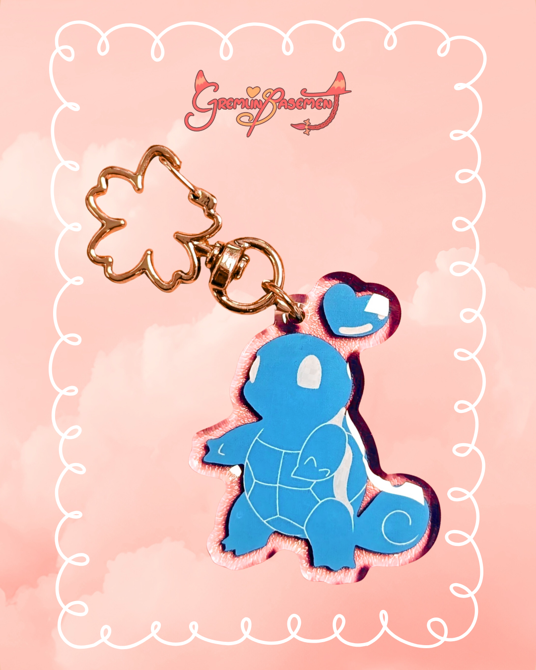 Squirtle Acrylic Keychain