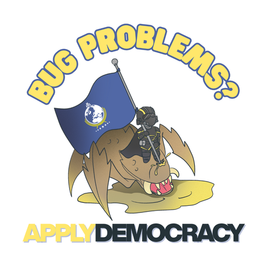 Bug Problems Helldiver 3" Sticker