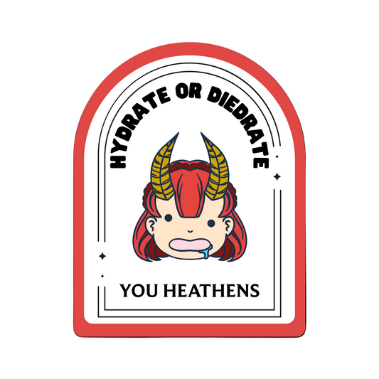 Hydrate or Diedrate 3" Sticker