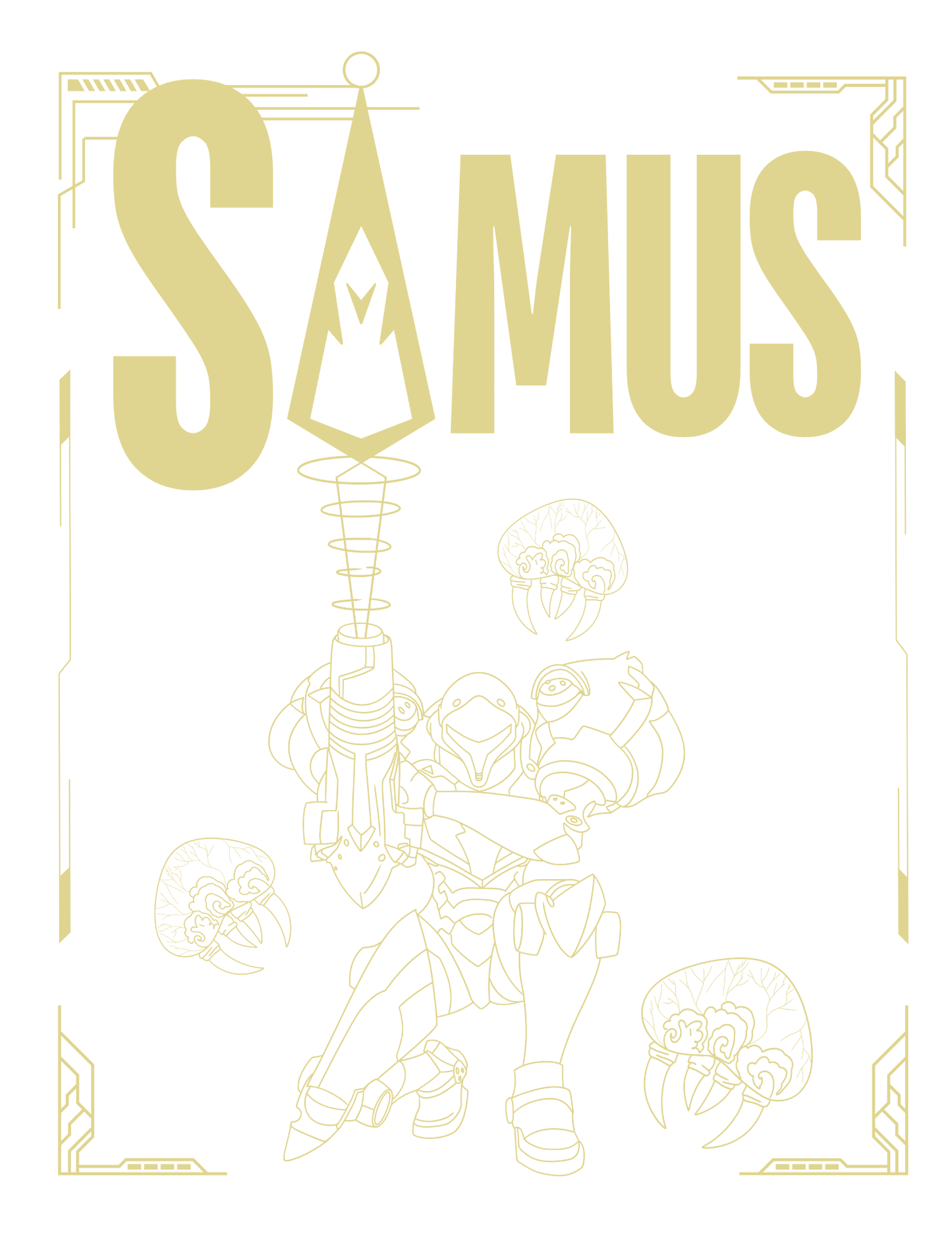 Samus Art Print (8.5x11)
